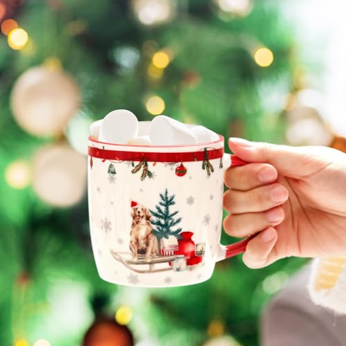 Set of 4 Christmas Mugs, 11 Oz S11919
