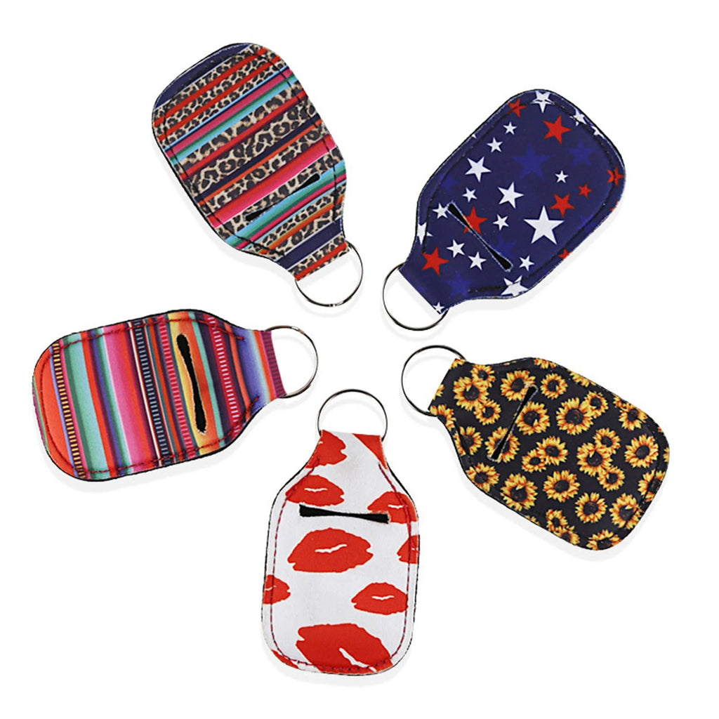 Lipstick Holder Keychains with Metal Clip E69353