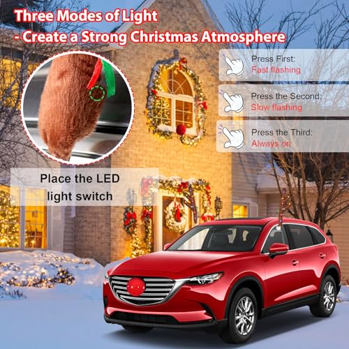 Christmas Reindeer Car Kit with LED I339