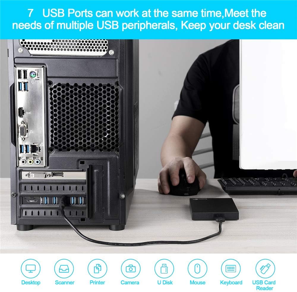 PCI-E to USB 3.0 7-Port Expansion Card D702