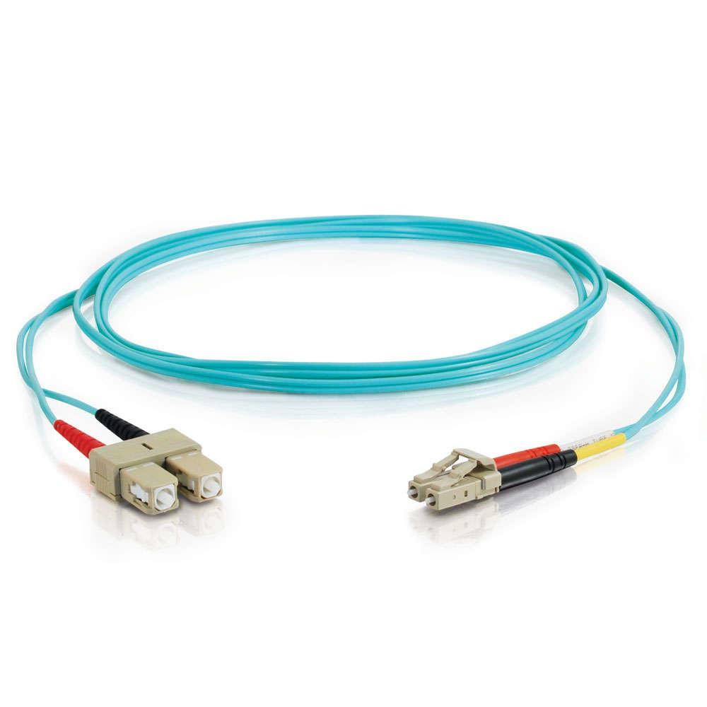 7M LC-SC 10GB 50/125 OM3 Duplex Multimode PVC Fiber Optic Cable F52278