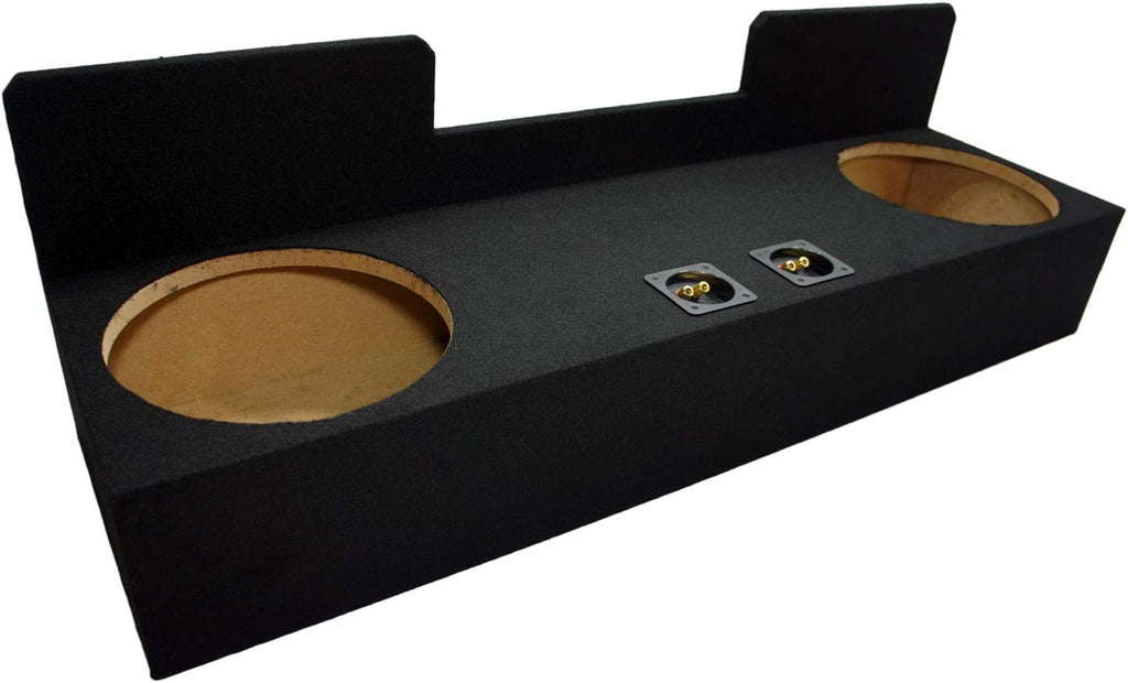 Compatible with 1995-2004 Toyota Tacoma Extended Cab Dual 12 Sub Box Enclosure & Amp L3321