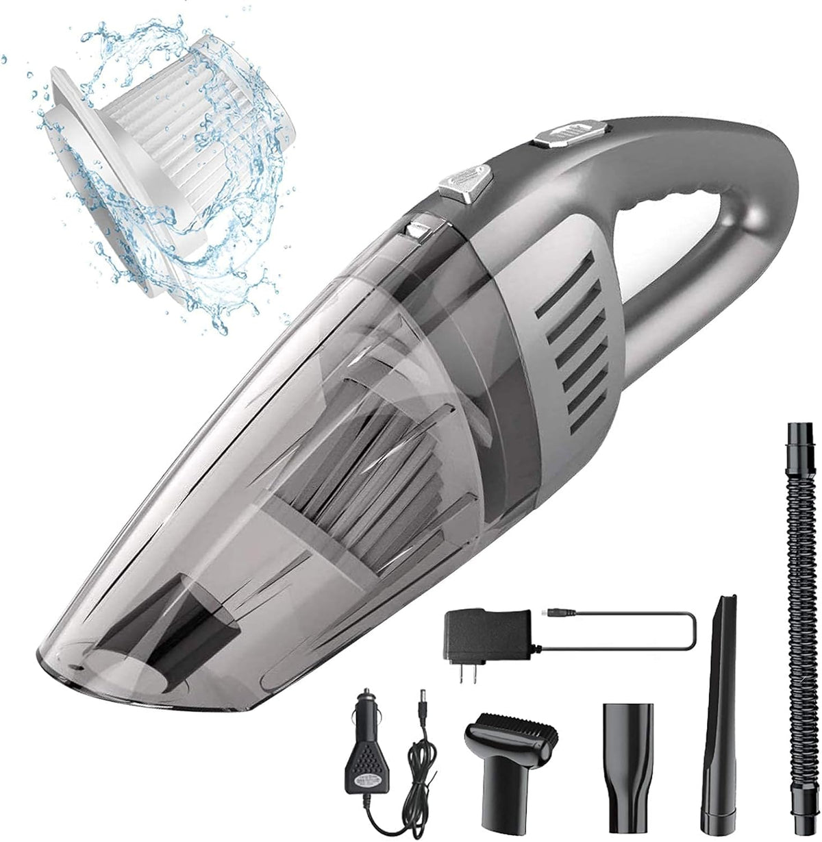 Portable Cordless Car Handheld Vacuum Cleaner, 8000PA, 120W, Wet & Dry Use G5604