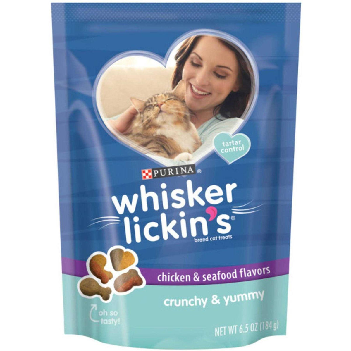 Chicken & Seafood Flavors Crunchy Cat Treats J3635