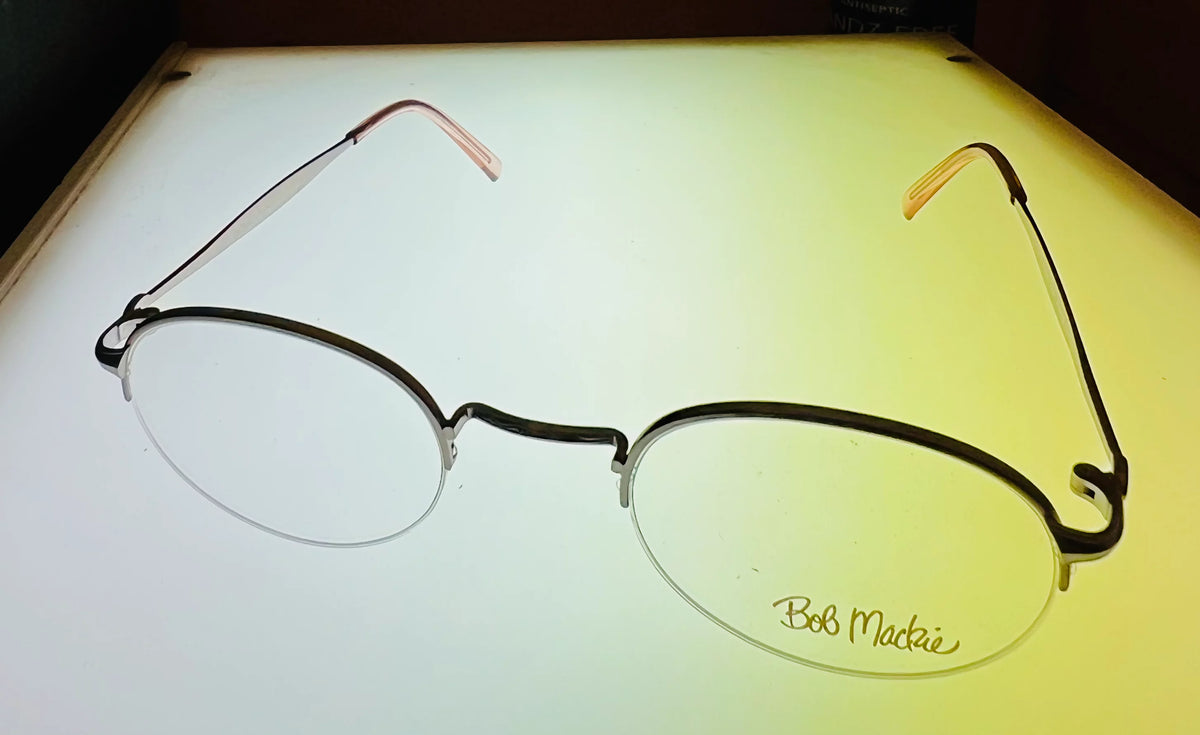 Violet Round Rimless Metal Eyewear Frame D901