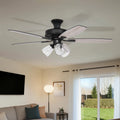 52in Ceiling Fan with Light and Remote N661635