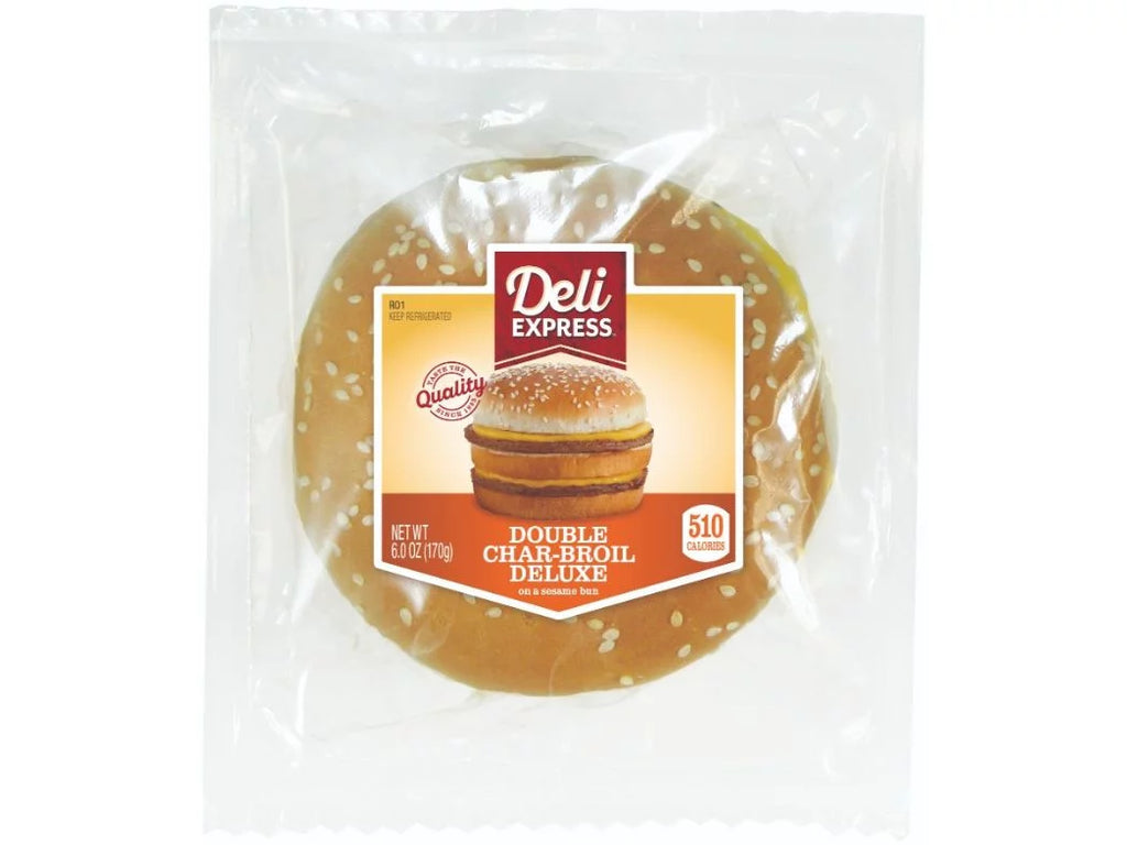Double Char Broil Deluxe Sandwich 6oz (PACK OF 8) A153