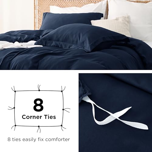 Twin/Twin XL Ivory White Cooling Duvet Cover 2 Pcs Q169774