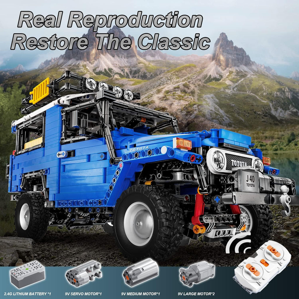 1:12 Scale 2101 Pieces Building Set J858