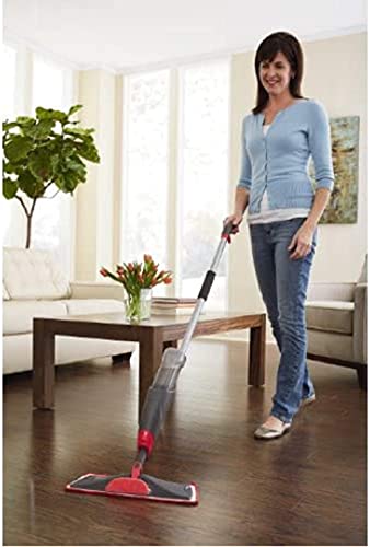 Spray Mop Floor Cleaning Kit with 3 Reusable Microfiber Wet Pads and 1 Refillable Bottle Z831026