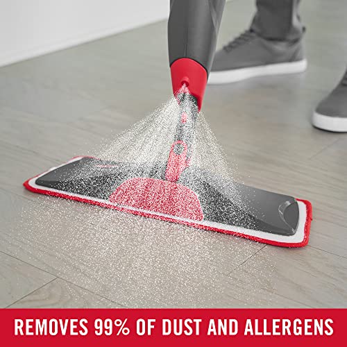Spray Mop Floor Cleaning Kit with 3 Reusable Microfiber Wet Pads and 1 Refillable Bottle Z831026