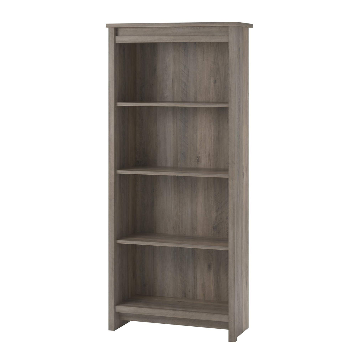 Gray Oak 4 Shelf Bookcase X682800