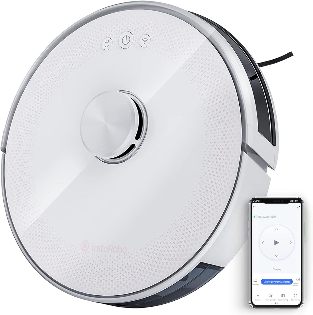 Robot Vacuum Cleaner with Precise Navigation, 2 in 1 Vacuum and Mop, Smart Mapping (Blue) O600