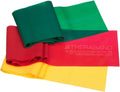 Yellow Red Green Non-Latex Resistance Bands Set S4883
