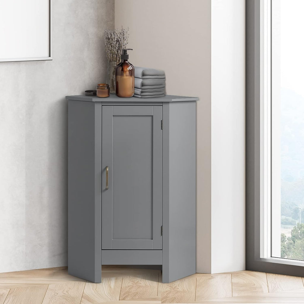 Grey Corner Cabinets L37083
