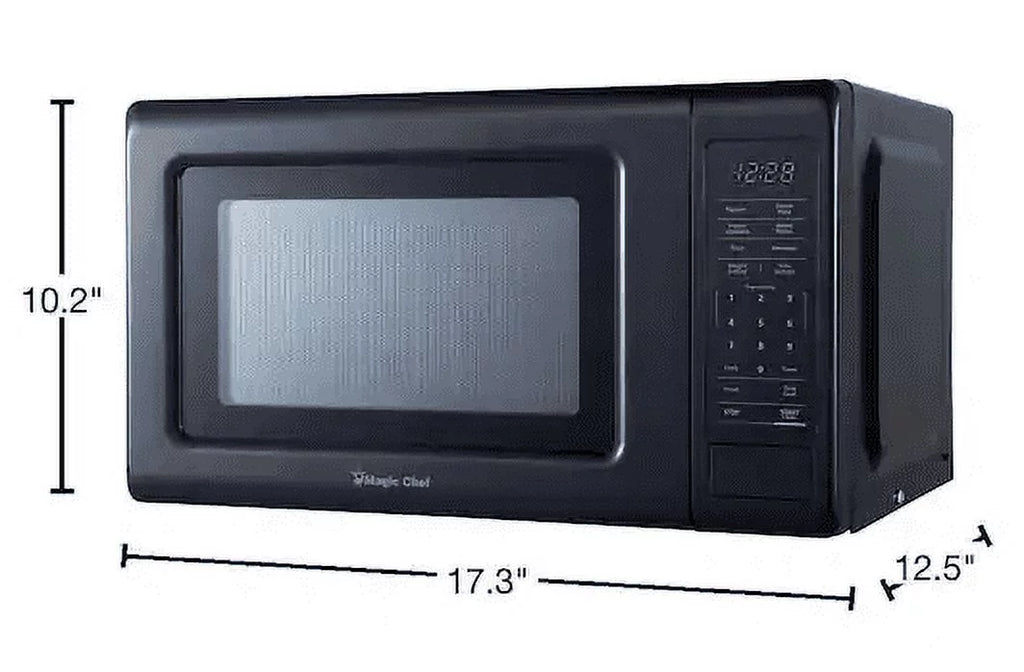 0.7 cu. ft. 700-Watt Countertop Microwave in Black C5286