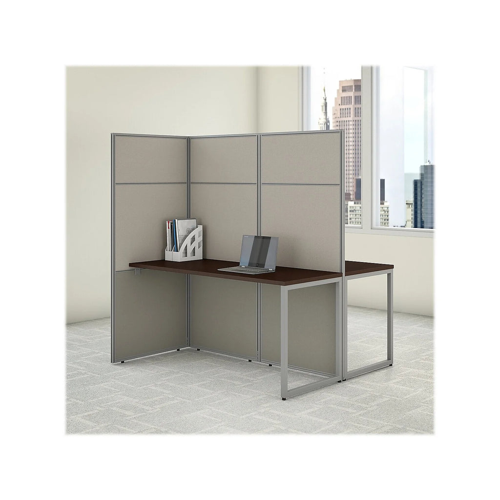60W 2 Person Cubicle Desk with 66H Panels H597462