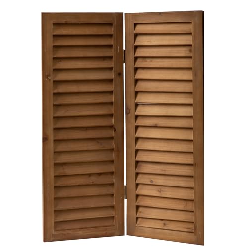 White 3 Panel Wood Folding Room Divider I947089