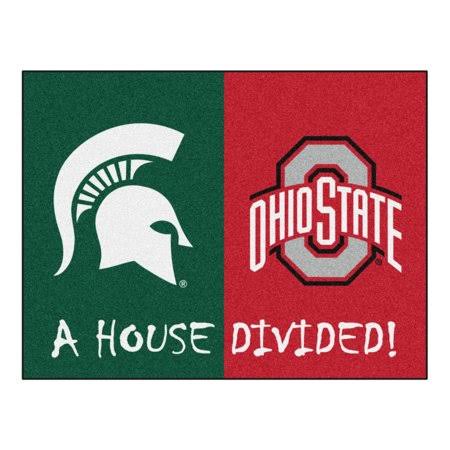 Michigan State Ohio State 33.75 inch x 42.5 inch Nylon Non-Skid Mat T6624