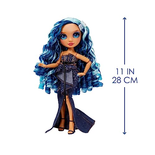 Blue 11” Fashion Doll and Playset with 2 Complete Doll Outfits and Fashion Play Accessories B1145