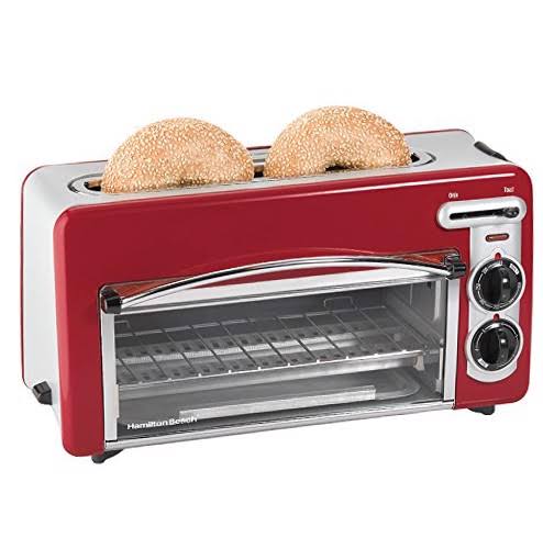 2 Slice Toaster & Oven in Red S10335