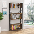5 Tier Bookshelf with Metal Frame J439
