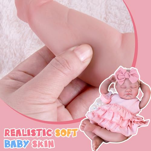 20-Inch Reborn Baby Doll with Poseable Limbs and Feeding Kit S6235