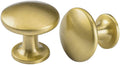 Brushed Brass Cabinet Knobs 10 Pack G8305