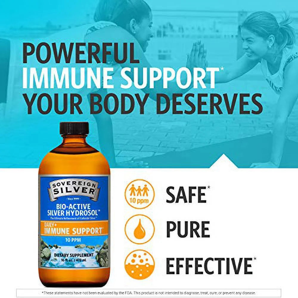Bio-Active Silver Hydrosol - 10 ppm, 16oz (473mL) P157