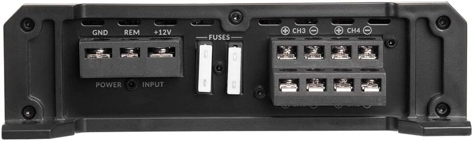 640W Peak 2-Ohm Stable 4-Channel Car Audio Amplifier J1159