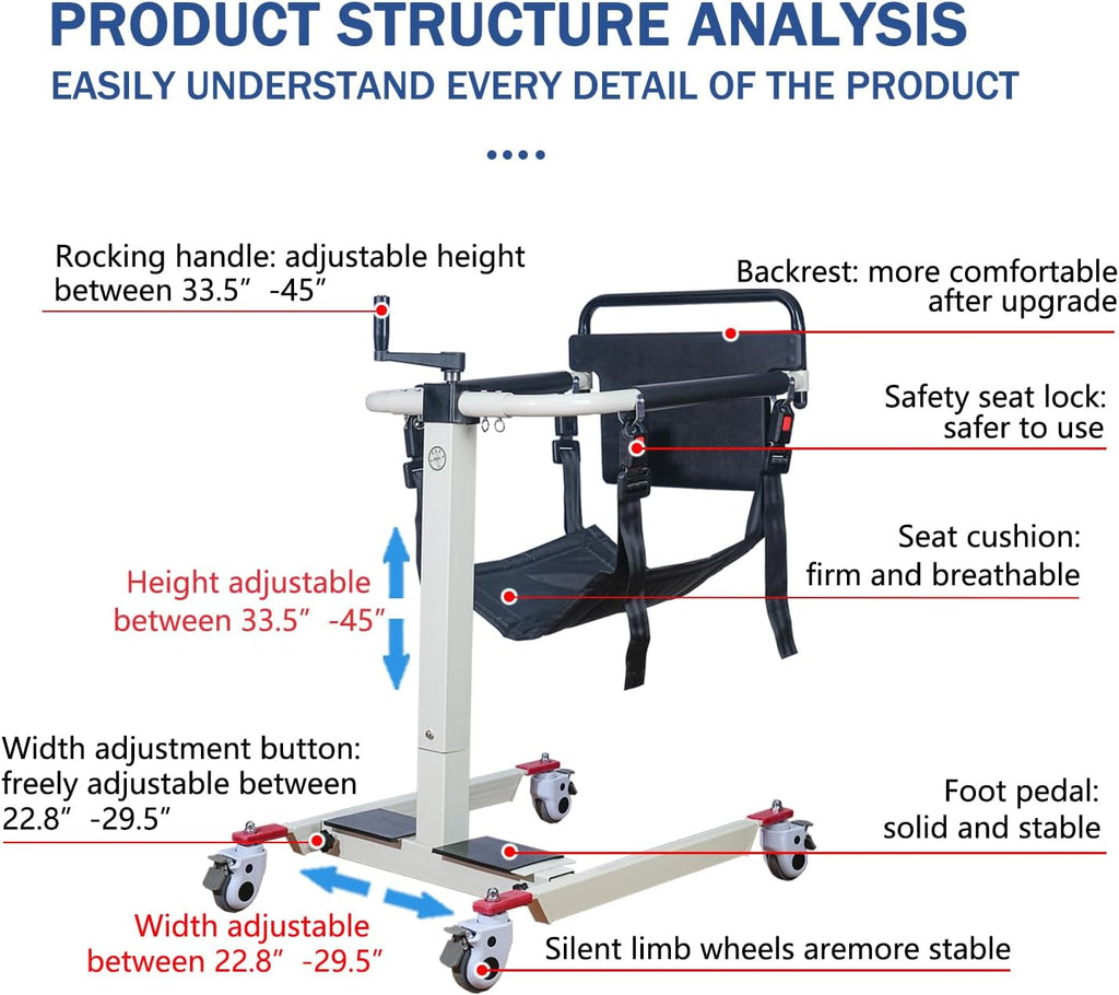 Patient Lift Transfer Chair A502209