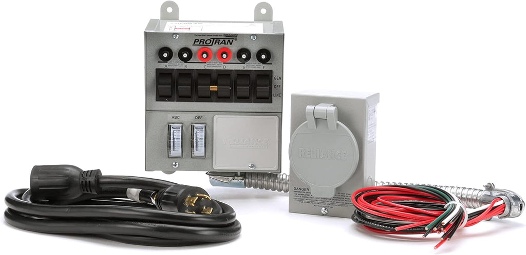 30 Amp 6-Circuit Transfer Switch Kit for Generators D532357