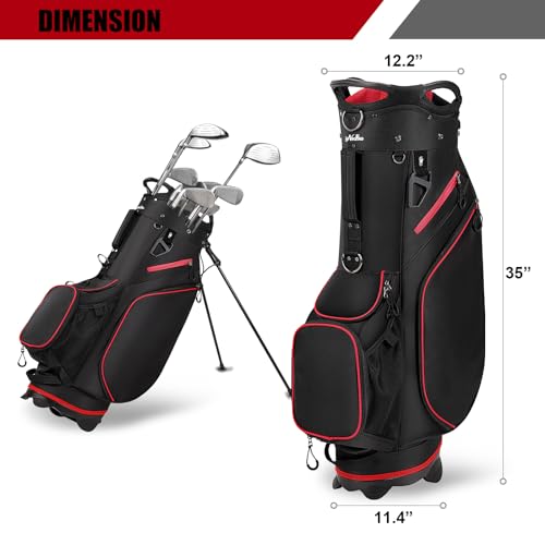 Navy 14 Way Divider Lightweight Golf Stand Bag with Dust Cover G320
