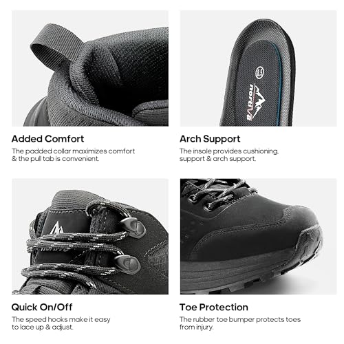 Waterproof Leather Hiking Boots O248314