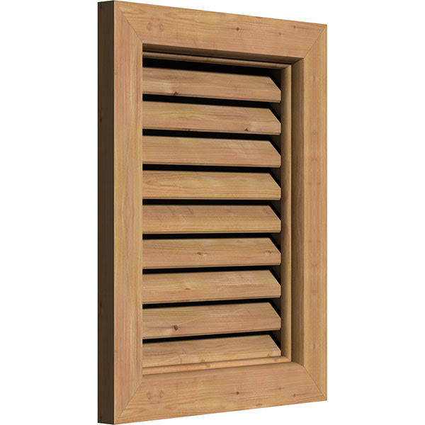 Unfinished Functional Vertical Gable Vent T4612