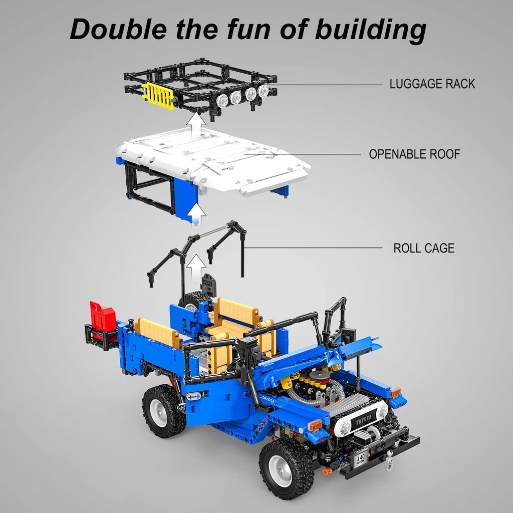 1:12 Scale 2101 Pieces Building Set J858