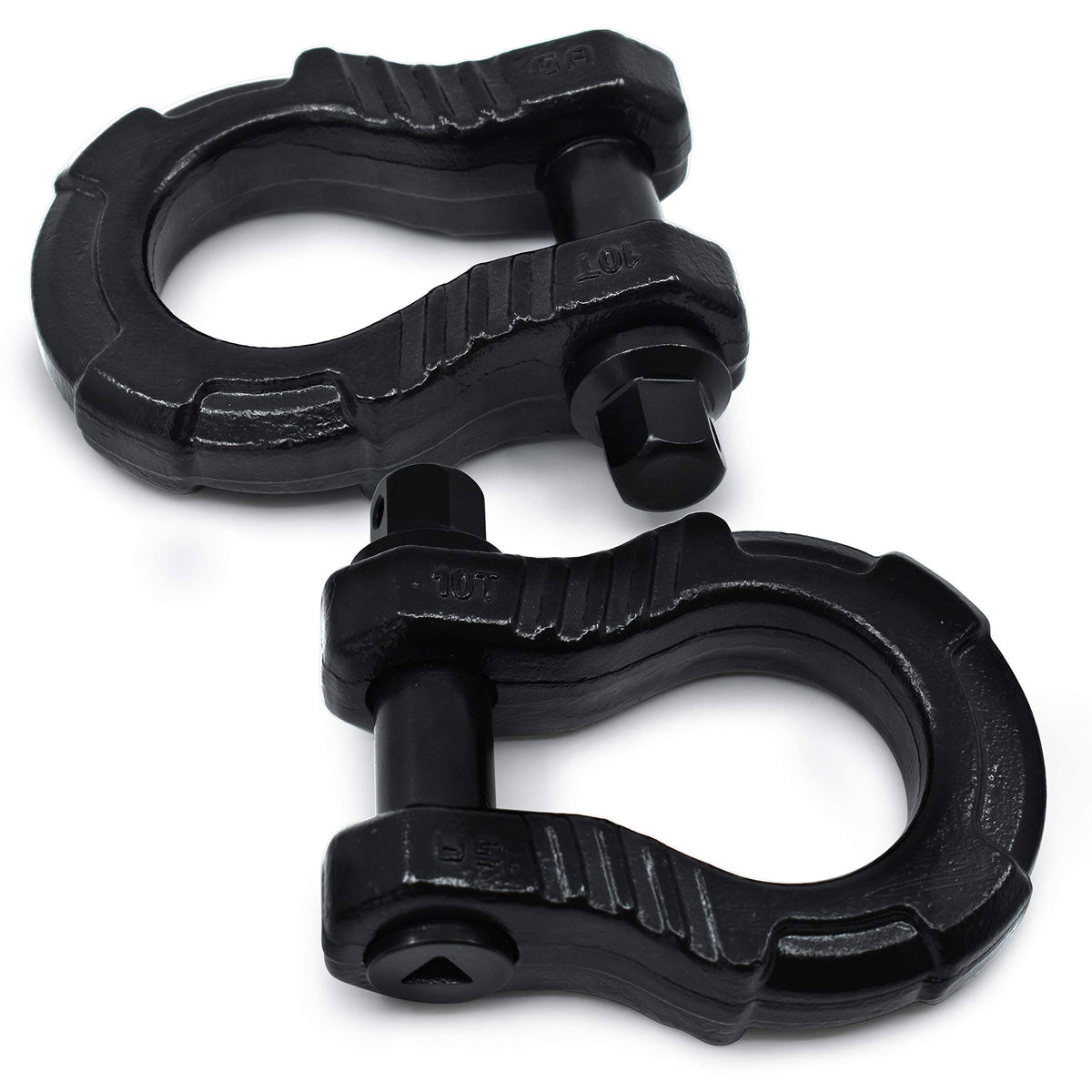 Black 2pk Shackles with Anti Theft Lock R717