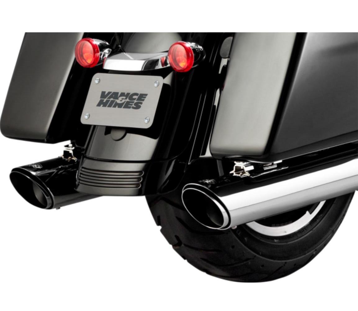 Chrome Twin Slash Round Slip-Ons P5231