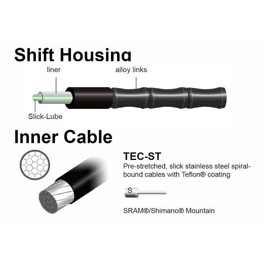 Mountain Shift Cable Kit Red K687670