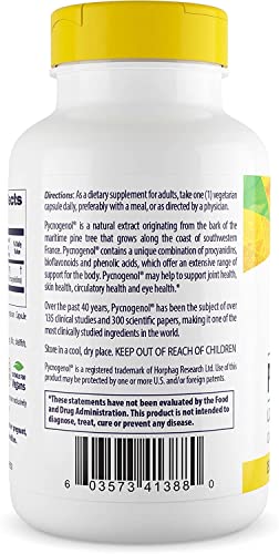 150 mg French Maritime Pine Bark Extract Veggie Caps P154