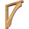 Rough Sawn Bracket with Offset Brace, Western Red Cedar H21693
