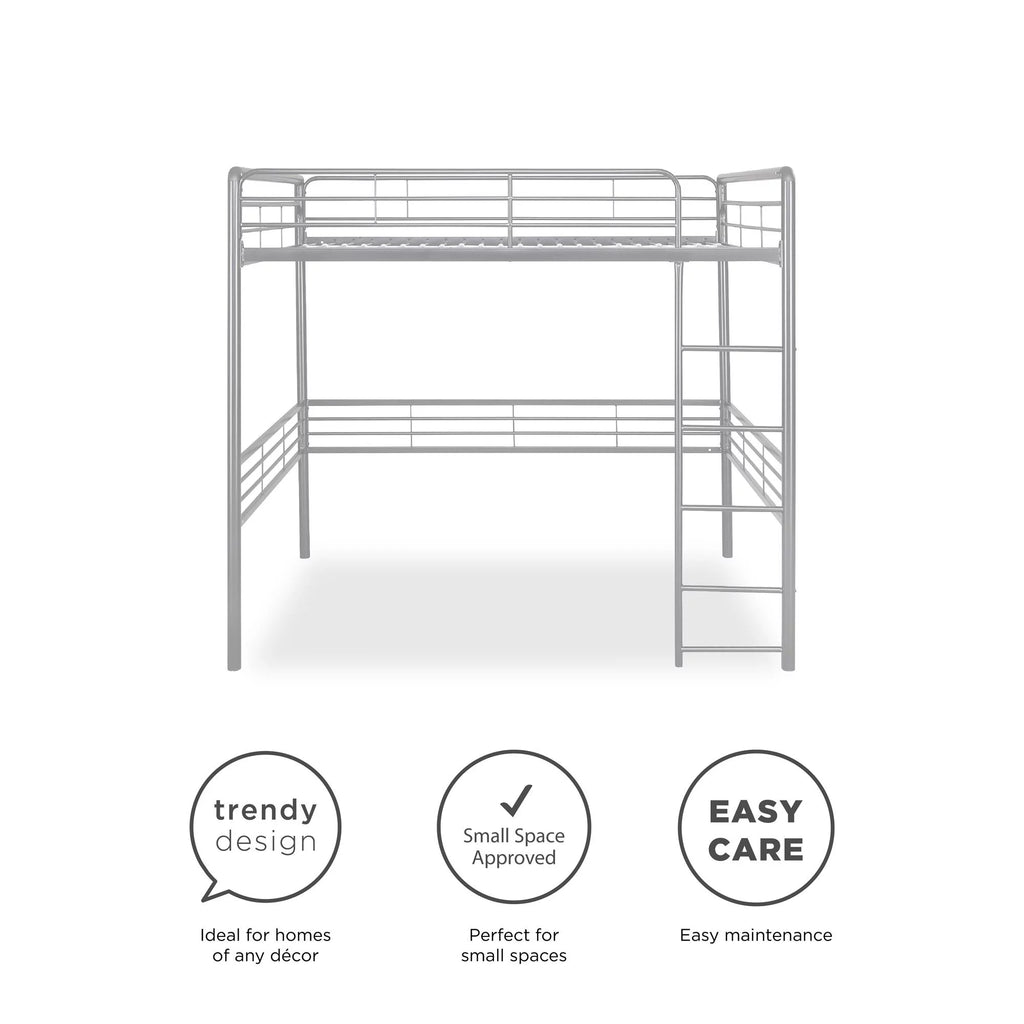 Full Metal Loft Bed Z459452