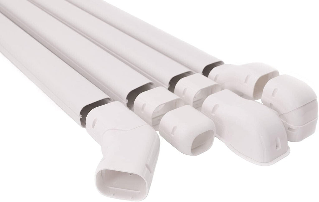 Beige PVC Decorative Line Cover Set for Ductless Mini Split Air Conditioners M87602