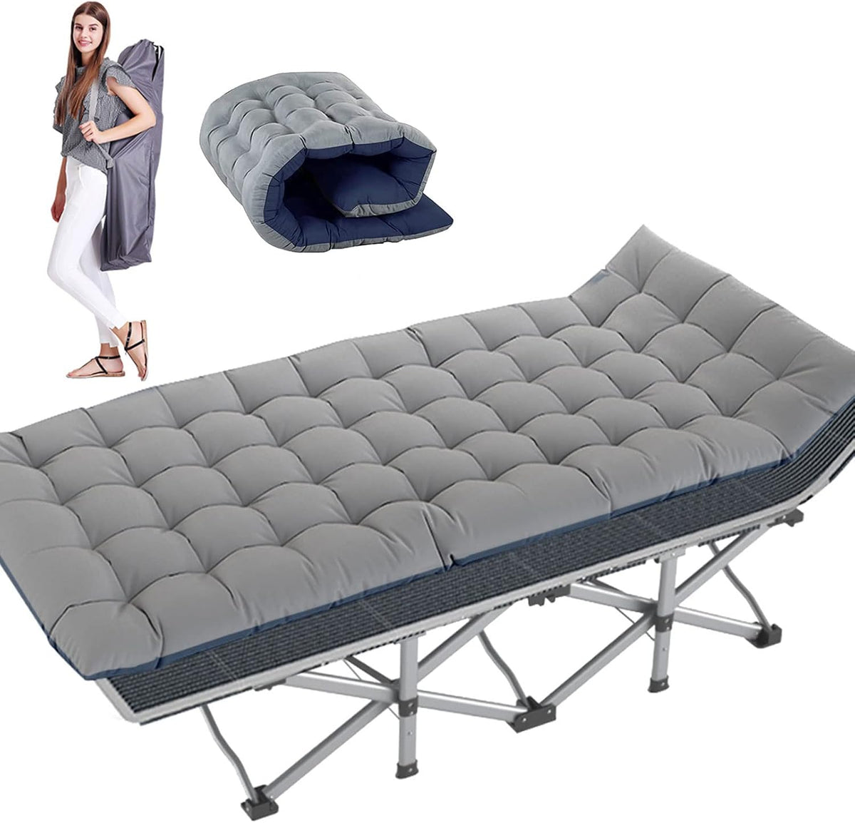 Folding Camping Cot with Carry Bag V3130