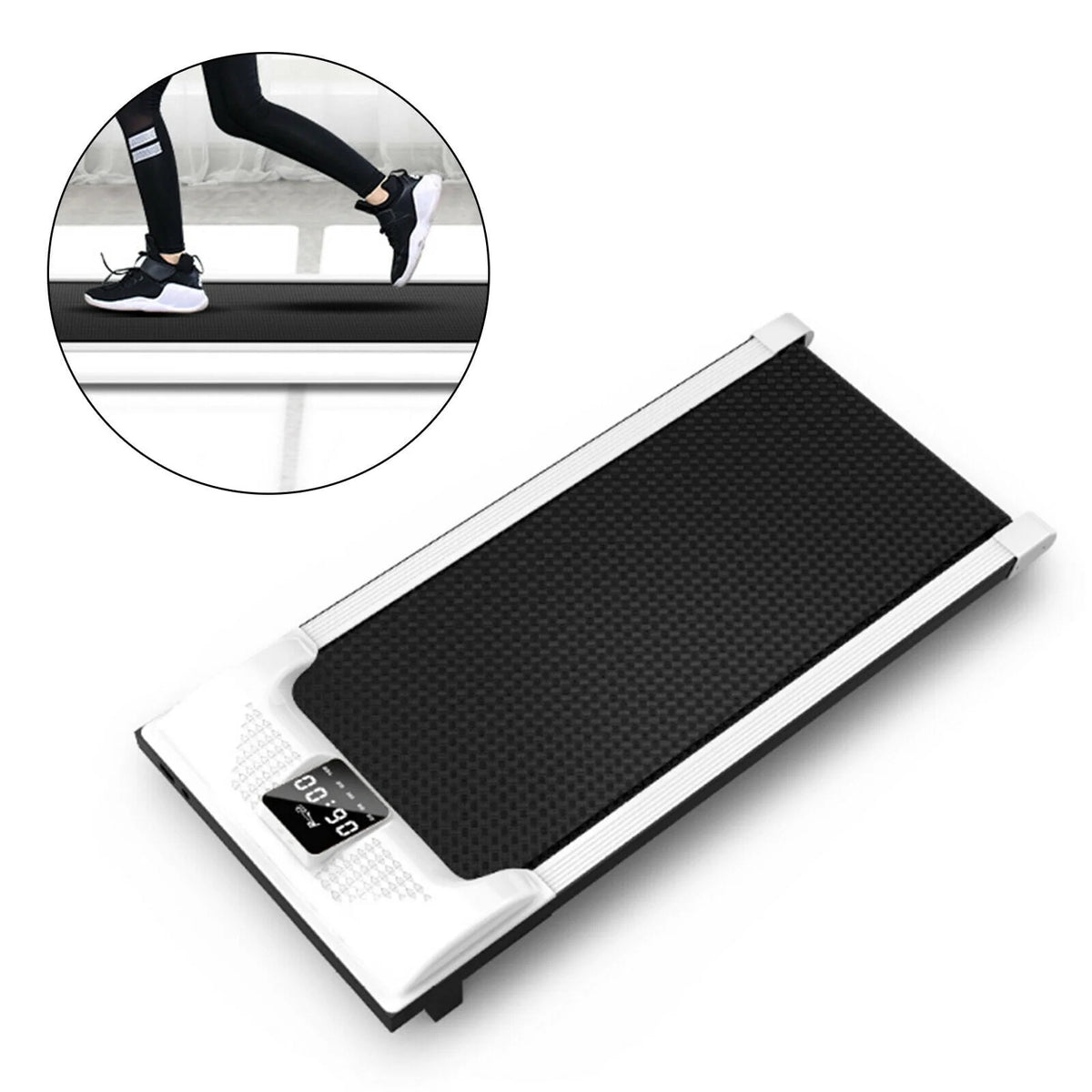 Portable Electric Treadmill Walking Pad with LCD Display U84601