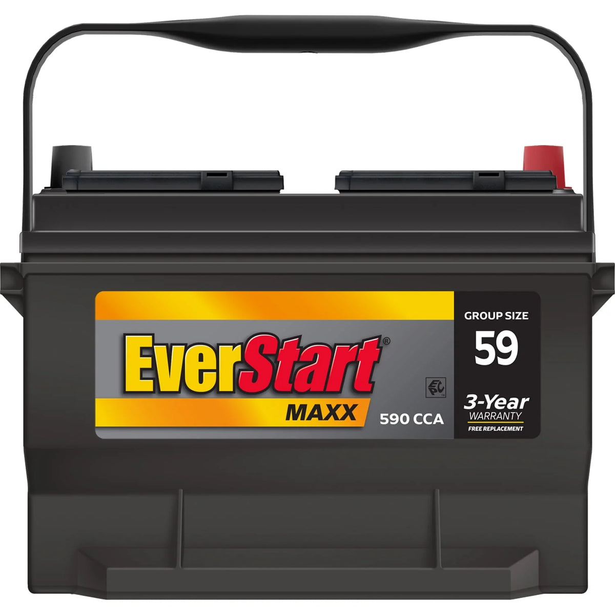 Lead Acid Automotive Battery Group Size 59 12 Volt 590 CCA M452