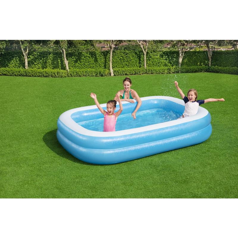 Inflatable Blue Rectangular Family Splash Pool M946