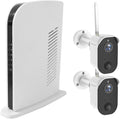 Wireless Battery Powered 1080P Security Camera with Night Vision, 2 Cameras J9659