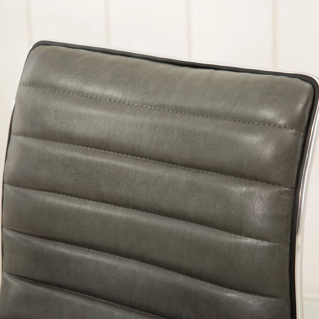 Gray Adjustable Air Lift Office Chair C75102