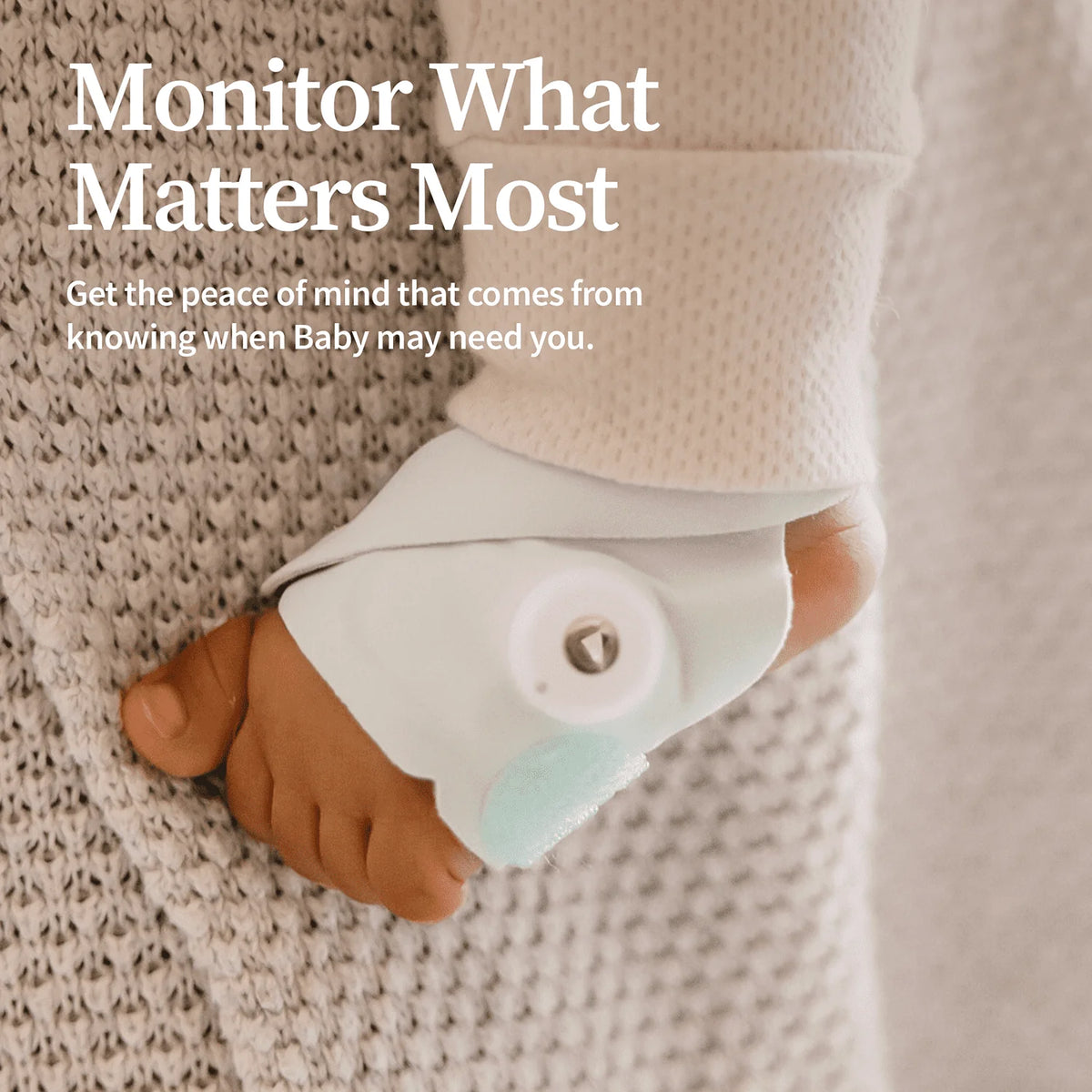 Smart Baby Monitor with Live Health Readings & Notifications F37606
